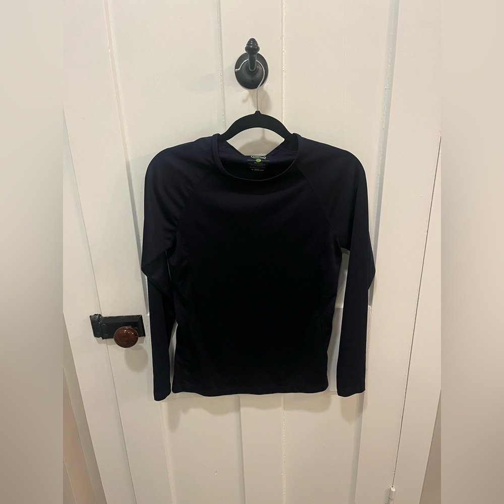 Women’s Arborwear Navy Blue Geo Cool Basic Long Sleeve Top XS